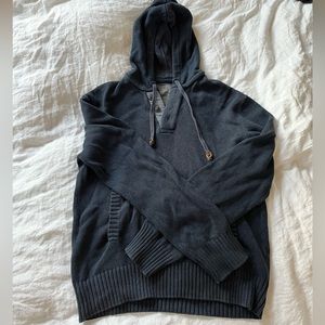 Mens H&M logg hooded knit sweater size Large